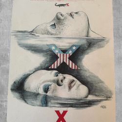 A24 “X” Movie Poster Yuko Higuchi Limited Edition Art Print Ti West Mia Goth 28 x 20