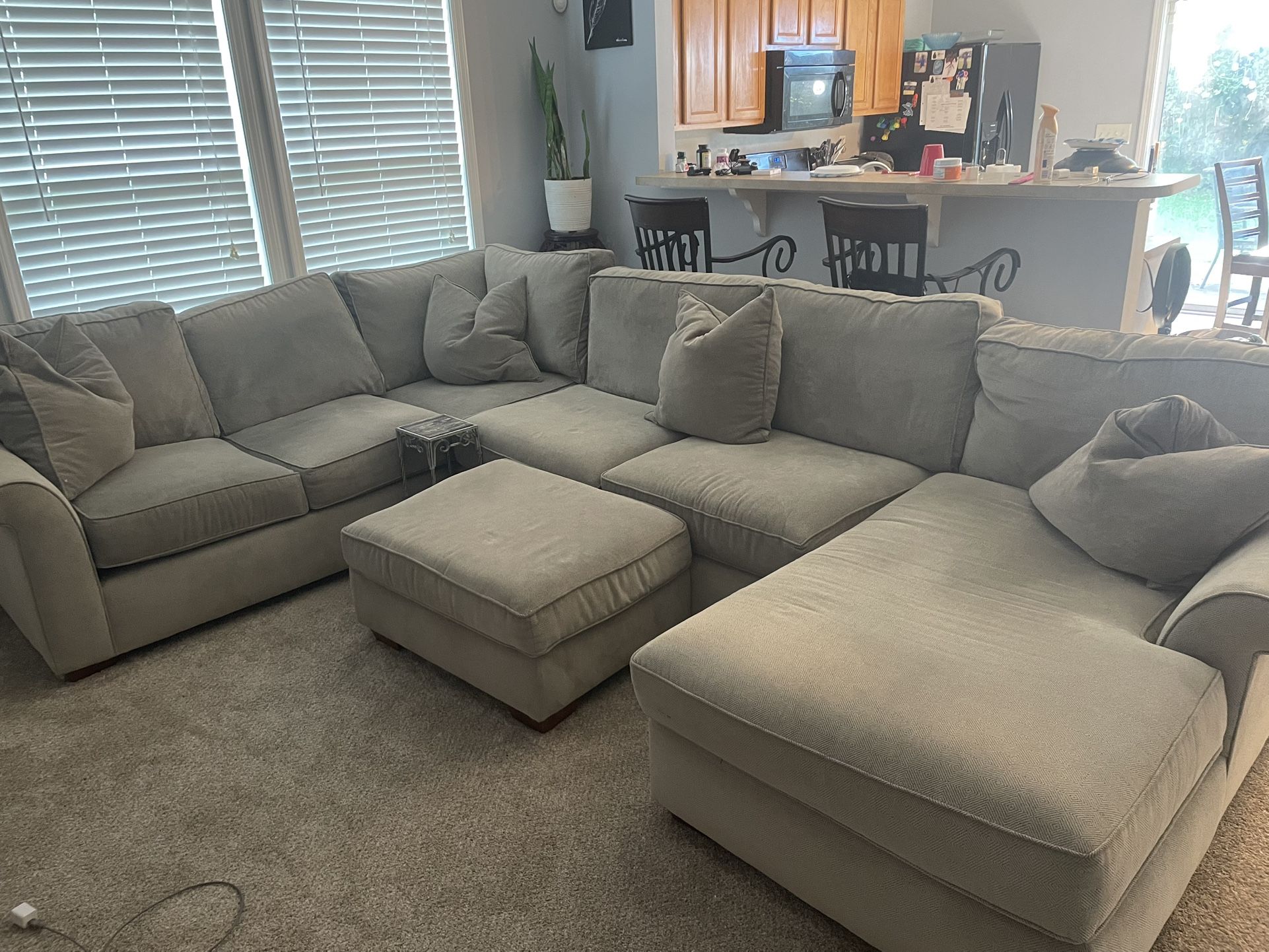 GraySectional Sofa