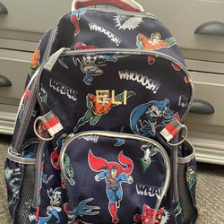 Pottery Barn Kids Super Hero Backpack Personalized “ELI” 