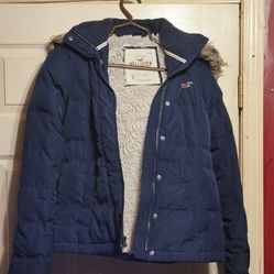 Hollister All-Weather Cropped Bomber Jacket - Size S