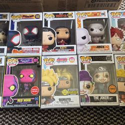 Funko Marvel/anime/Dc Lot 