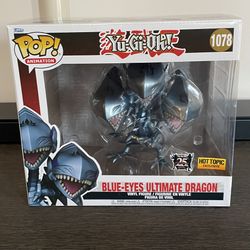 Funko Pop! Blue-Eyes Ultimate Dragon Yu-Gi-Oh! Yugi Hot Topic Pop 1078