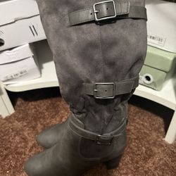 Gray Boots
