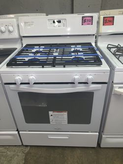New Whirlpool gas range with 6 months warranty