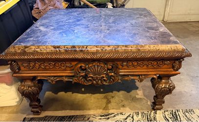 Marble coffee table