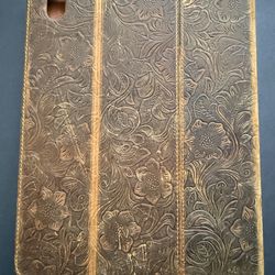 Vintage Style iPad Case – Faux Leather – Distressed Antique Look