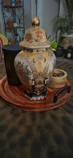 Vintage Japanese ginger jar