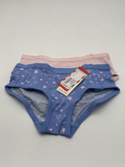 Cat & Jack 2 pack Girls’ Adaptive Cotton Briefs Large 10-12