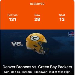 Denver Broncos Vs Green Bay Packers