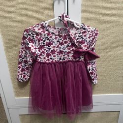 Dress With Bow 12 Months 