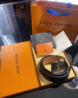 Men's belt & wallet set