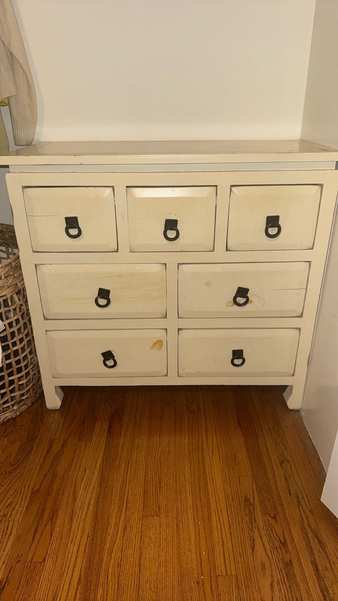 Small Cream Wooden Dresser