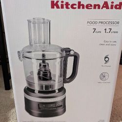 KitchenAid 7 Cup Food Processor - Black - KFP0718BM