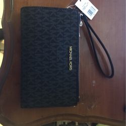 MK Double Zip Wristlet