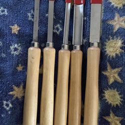 Heavy Duty Shopmate 5-piece Lathe Set $40