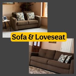 Sofa and Loveseat