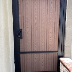 Wrought iron gates