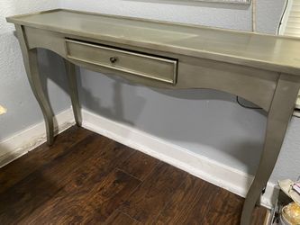 Vanity Table Desk Grey