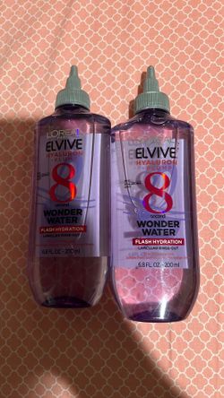 L'Oreal Paris Elvive Hyaluron Plump Hydration Wonder Water Rinse-out Treatment, Squeeze, 6.8 fl oz