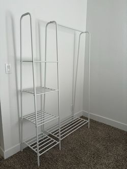MOVING SALE — Metal Wardrobe Rack