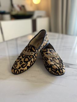 Sam Edelman LORAINE BIT LOAFER Cheetah Chain