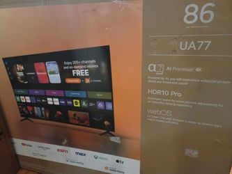 80" LG UHD AI TV (Cracked Screen)