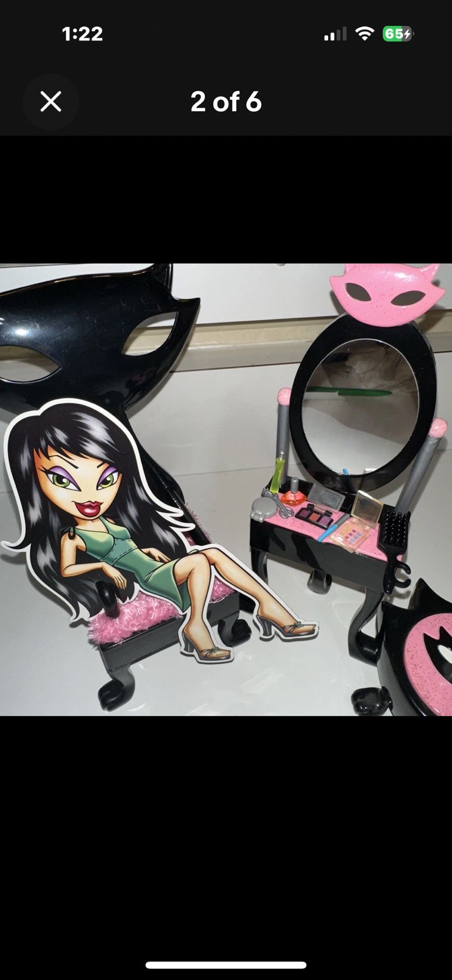 Bratz Funky Furniture Chair Vanity Rotating Doll Stand