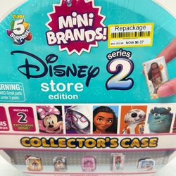 ZURU-Mini Brands-Disney (Series 2) SEALED Cases (+5 Minis - w/2 EXCLUSIVES)