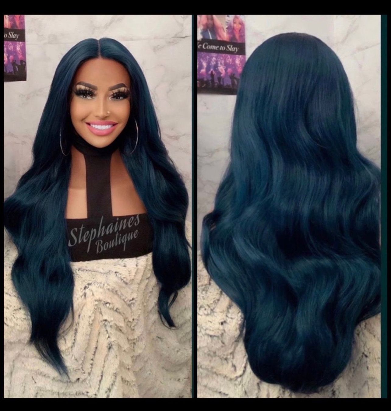 Human Hair Blended Lace Front Wig