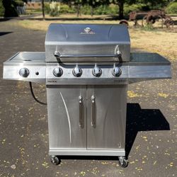 Charbroil Performance Series Silver Burner Liquid Propane Gas Grill 1 -Side Burner Bbq