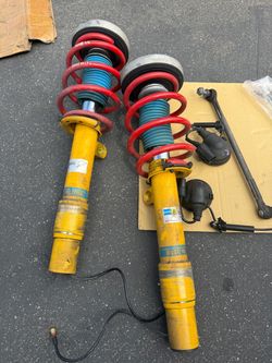 Bmw e92 m3 blistien shocks and h&r lowering springs