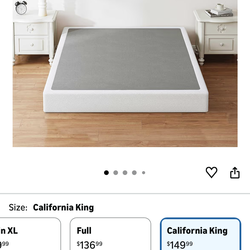 Cal King Box Spring + Cover