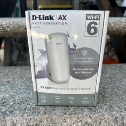 ELECTRONICS / D-Link AX1800 Mesh Wi-Fi 6 Range Extender