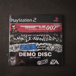 PlayStation 2 (PS2) Need for Speed SSX on Tour Demo Disc Brand New, Sealed