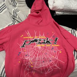 Pink Spider Hoodie