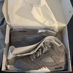 Jordan 5 wolf grey 10.5