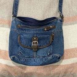 Blue Jean Cross Body Purse