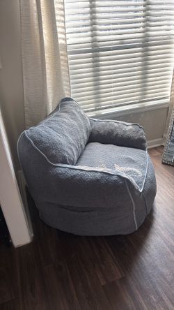 Blue bean bag chairs