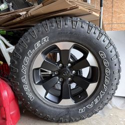 Four 18” Tires + Rims For Dodge RAM Rebel