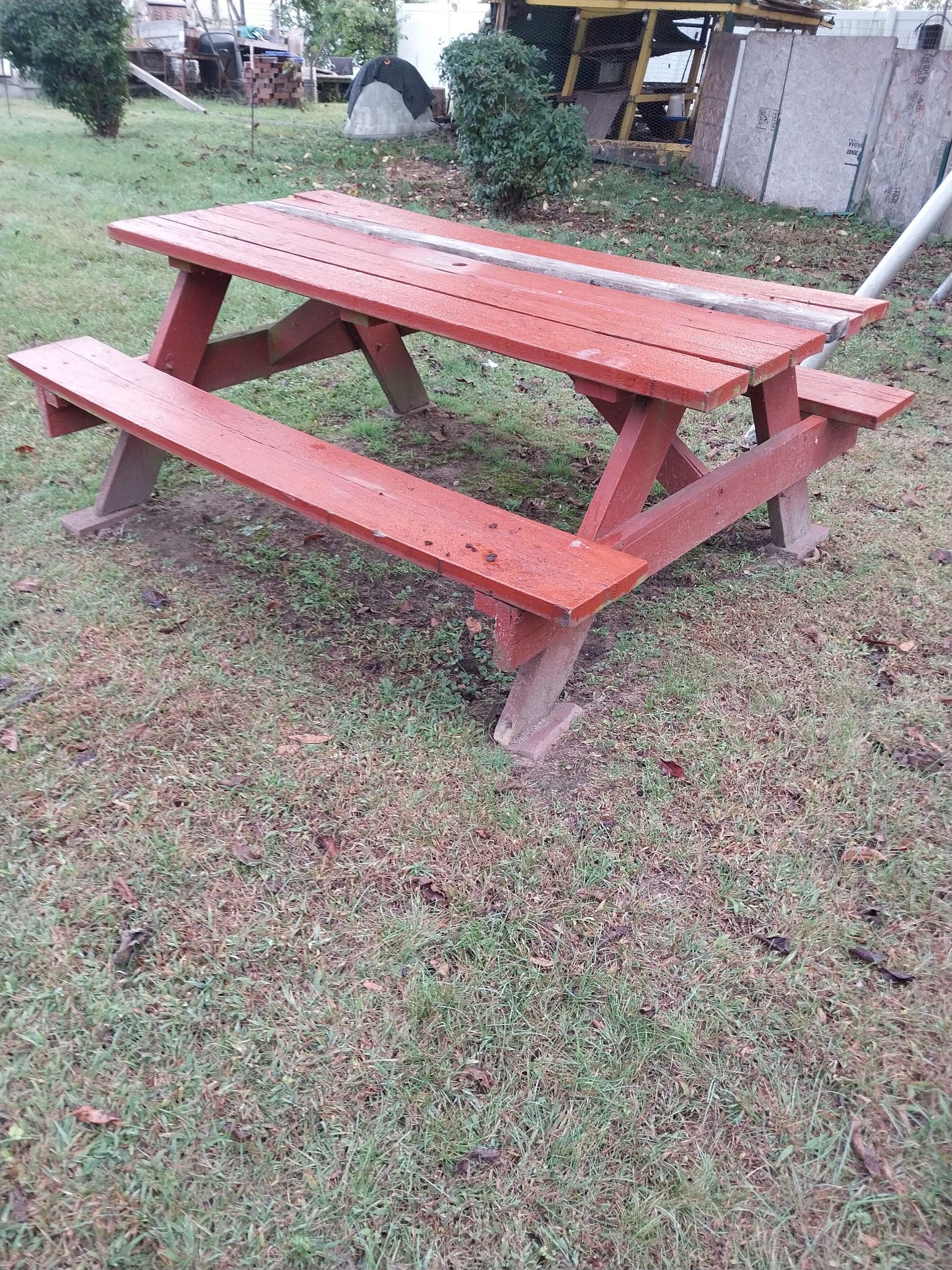 Free Picnic Table And Benches