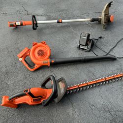 Lawn Hedger, blower, Trimmer with Battery