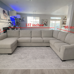 Ashley furniture U shape sectional