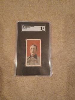 T206 Fred Clarke, HOF, SGC 1, Vintage Tobacco Card