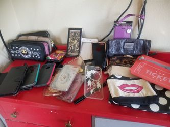 Wallets ,phone cases ,makeup bag