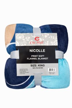 King size soft flannel blanket