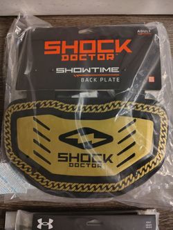 Shock Doctor Backplate - Black/Gold Chain Edition (Adult)