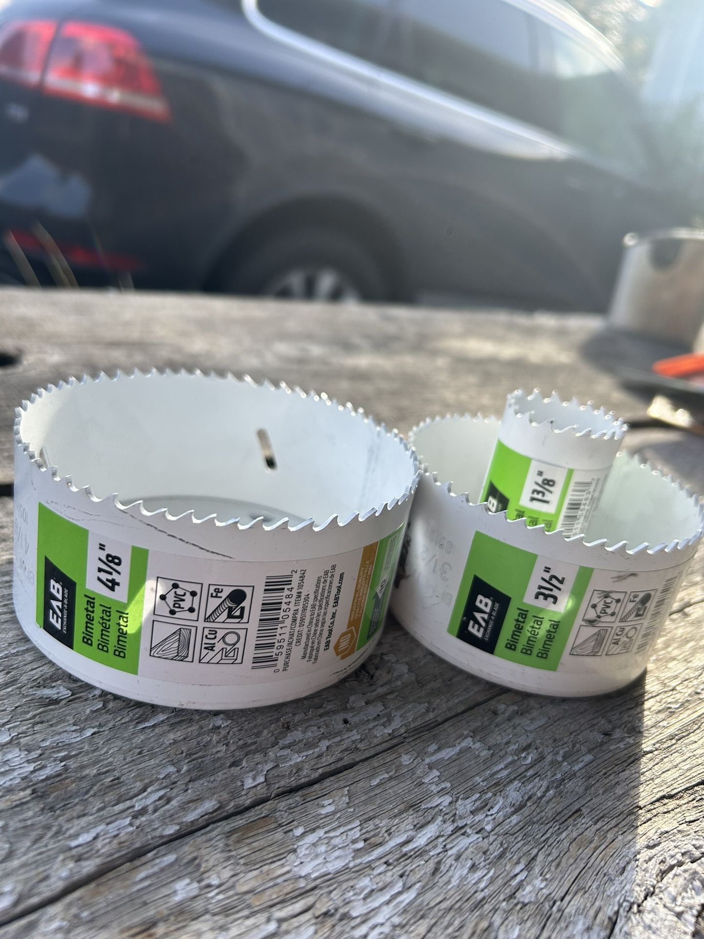 All new: hole saws, multi tool blades, hammer drill bits