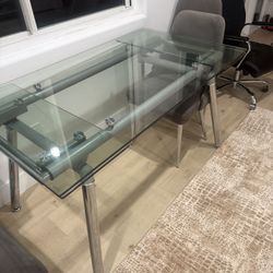 Glass Table For Free Must Pickup 