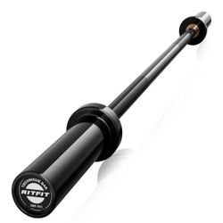 RITFIT Olympic Barbell - 2 Inch Weight Bar for Strength Training, Weightlifting, Squat, Deadlift, Bench Press, Curl, Overhead Press
