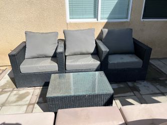 Outdoor patio couch